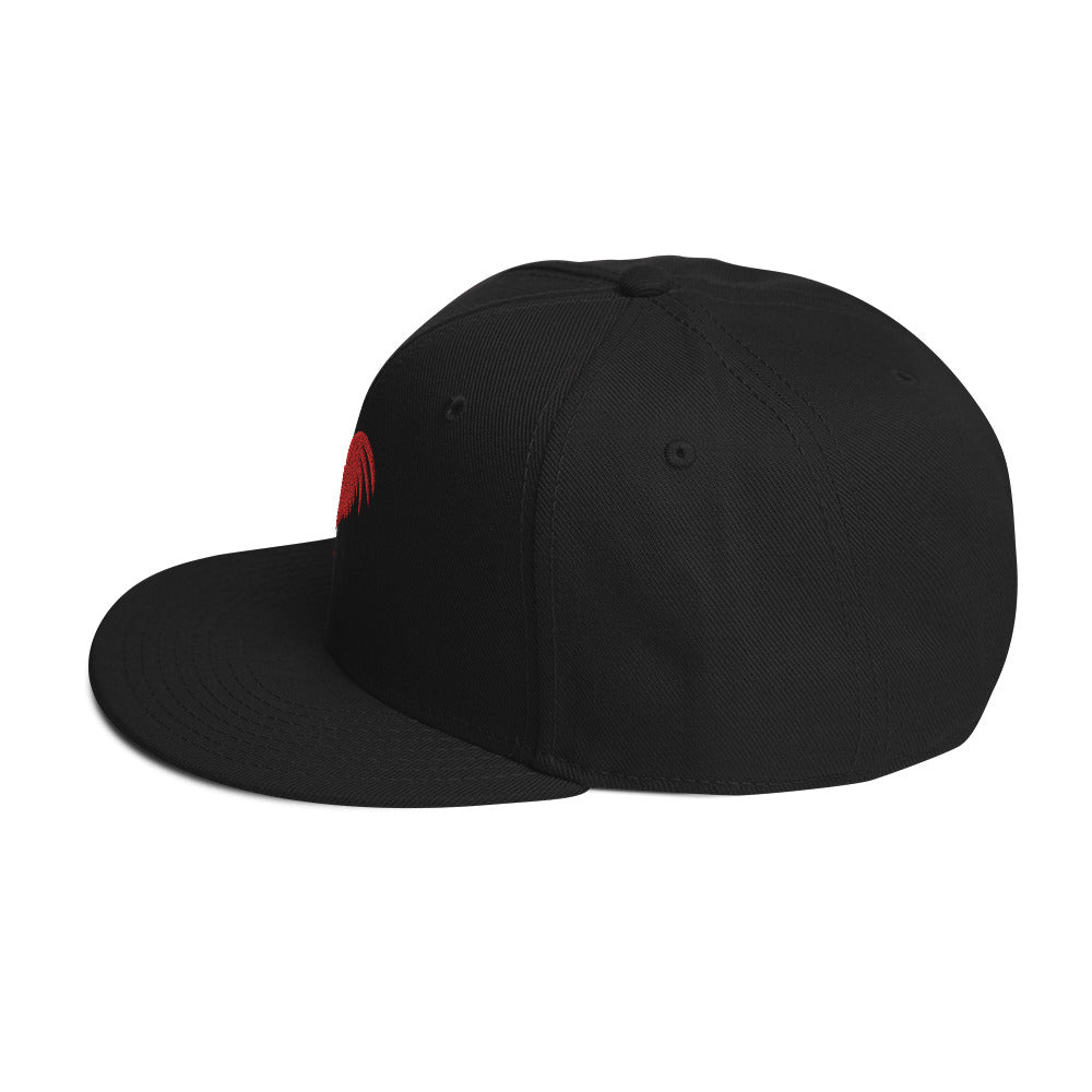Yo Red Rooster Snapback Hat