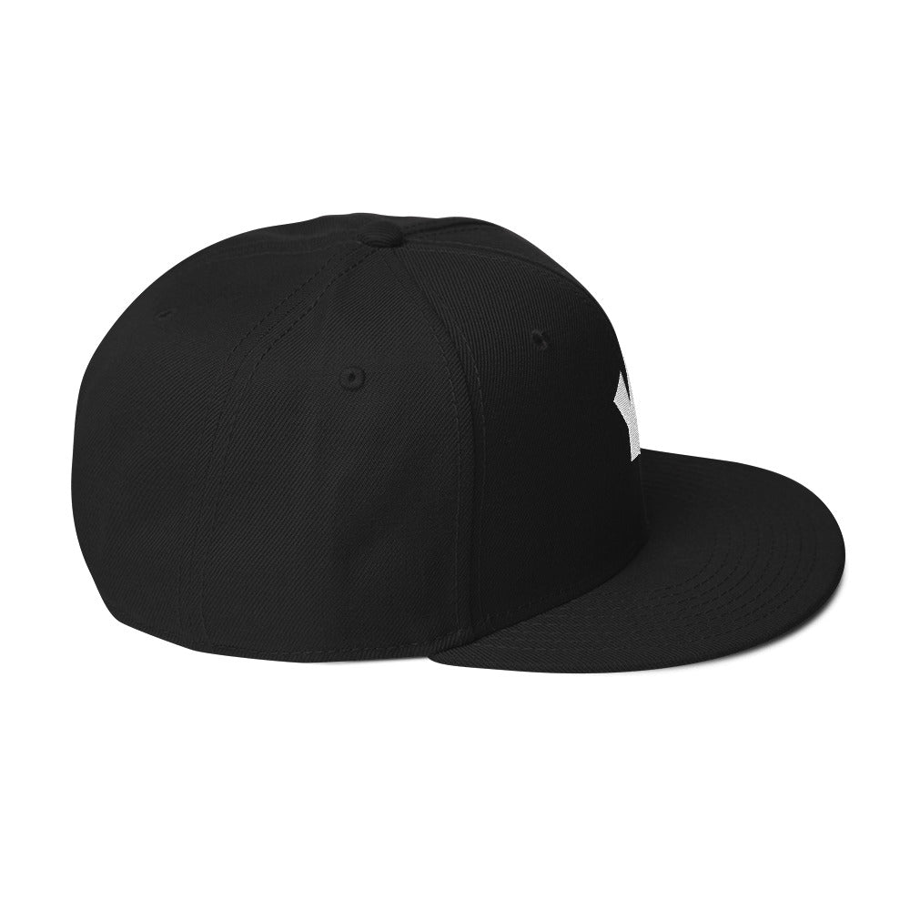 Yo Snapback Hat Puffed